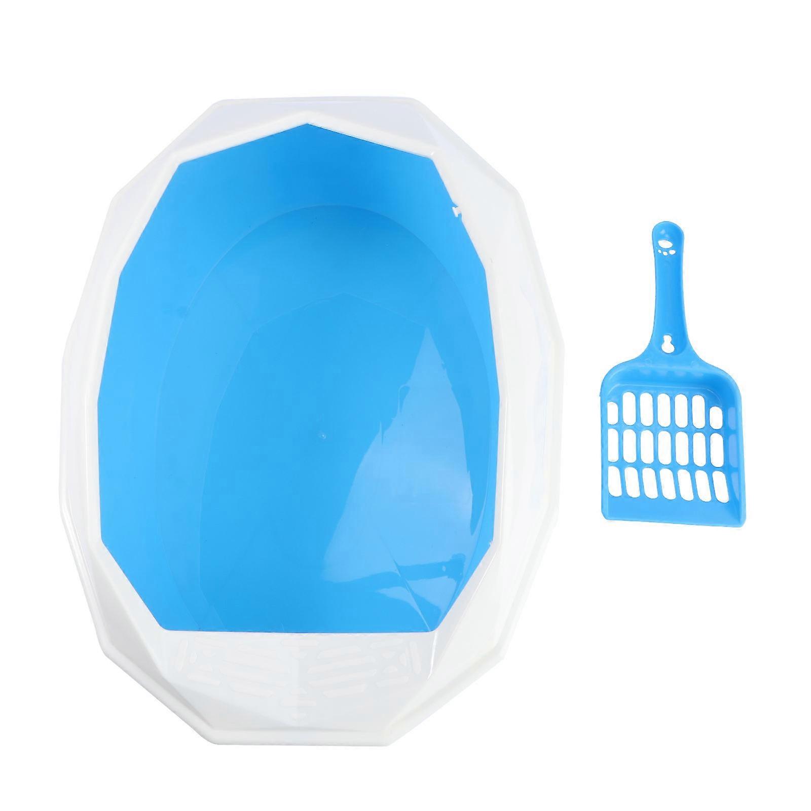 Mini Plastic Cat Litter Tray for Cat Use Easy Cleaning