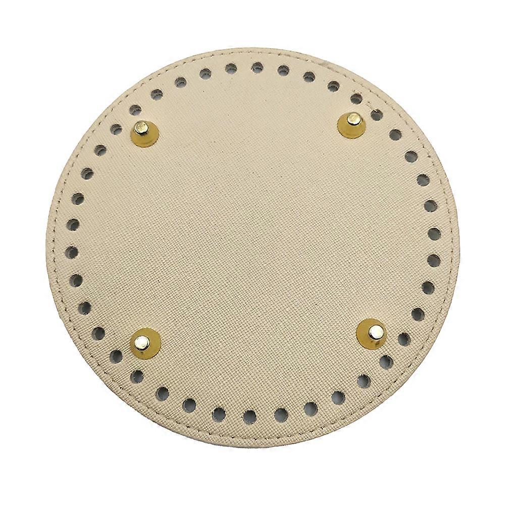 PU Round Bottom for Sewing Bag Purse Knitting Accessories