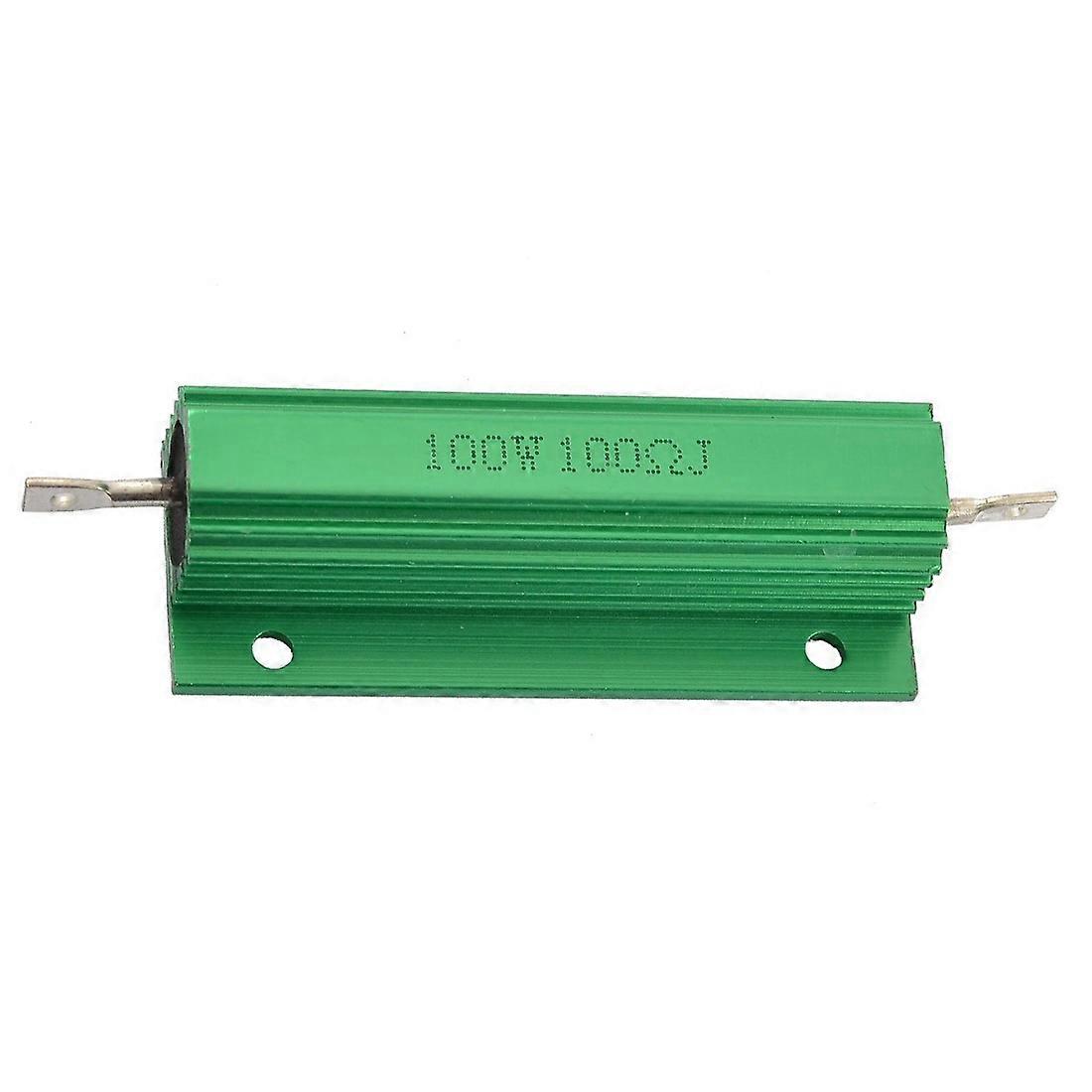 Aluminum Shell 100W Watt 100 Ohm Wirewound Power Resistor