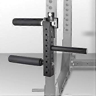Verstelbare beenstrek- en curl-accessoire voor power rack, compatibel met squat rack, 50 mm en 26 mm