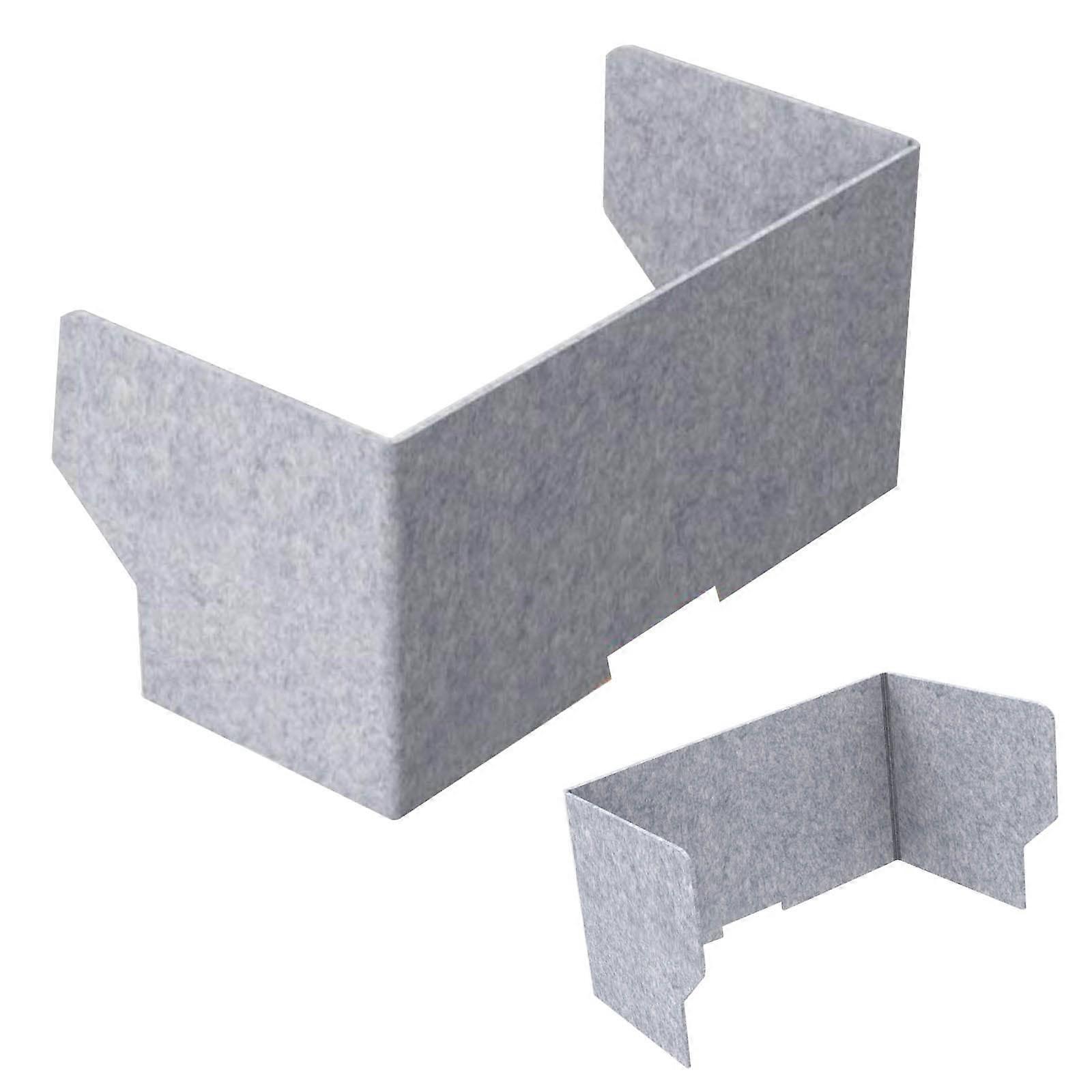 Foldable Desk Privacy Panel Divider, ThreeSided Noise Reduction Screen for Students and Office Workspaces, 2Pcs