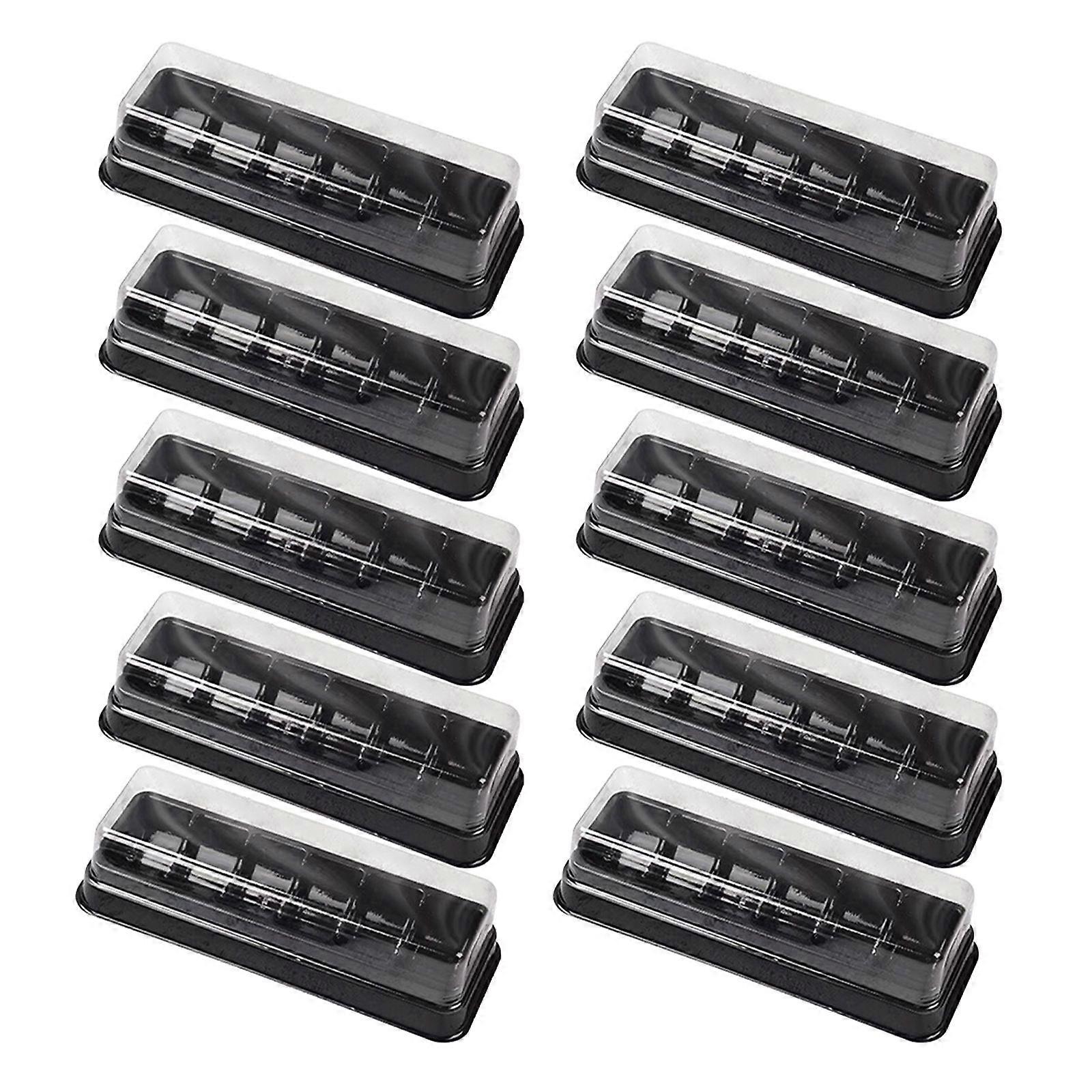 10Pcs Bakery Pastry Boxes Compact Macaron Cases Multi-function Macaron Packing Boxes