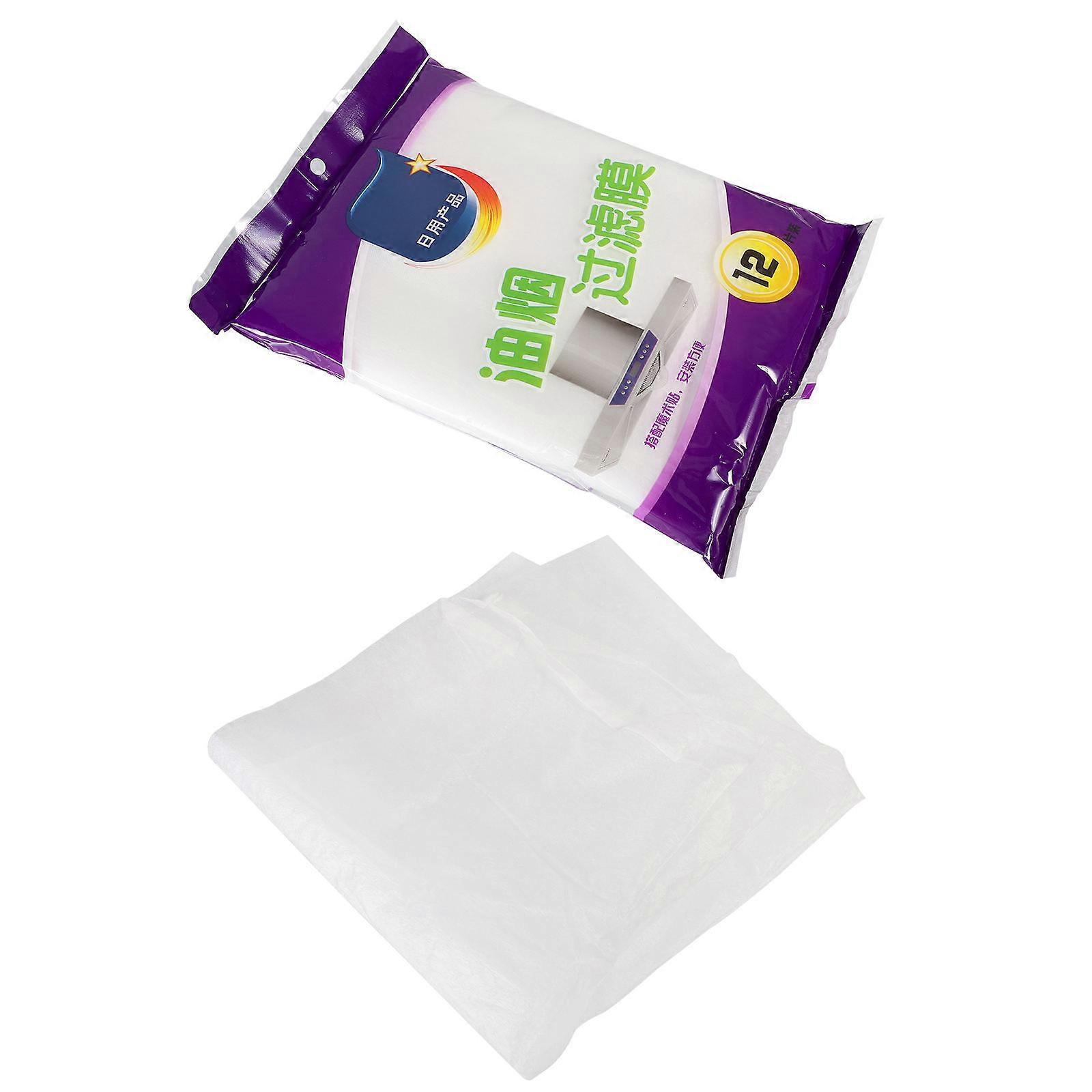 Filtering Membrane for Kitchen Range Hood 2Pcs White Paper