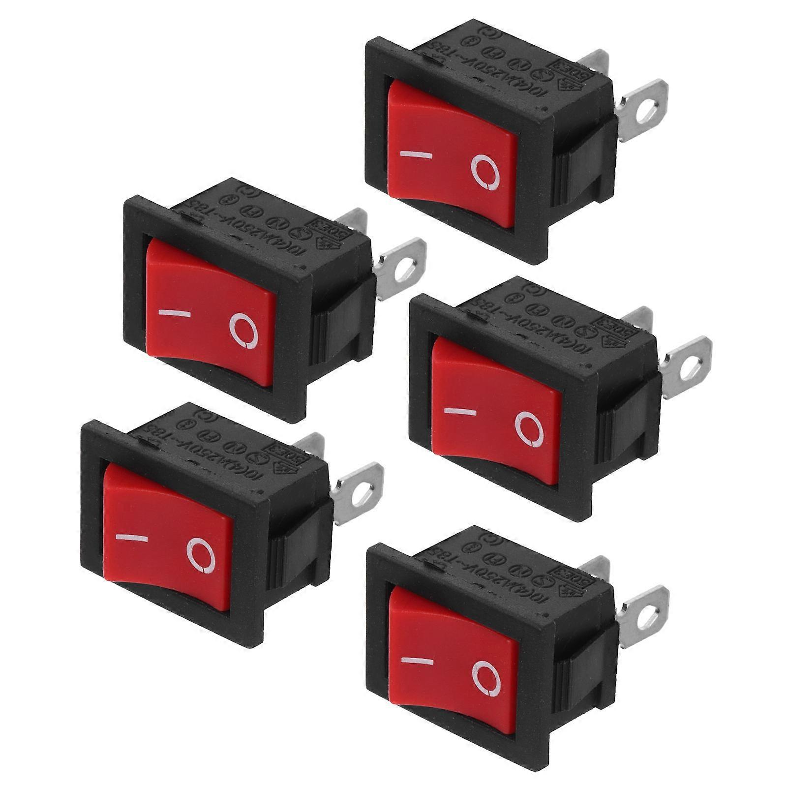 Water Dispenser Toggle Switch Heavy Duty Replacement Switch with Light 5Pcs