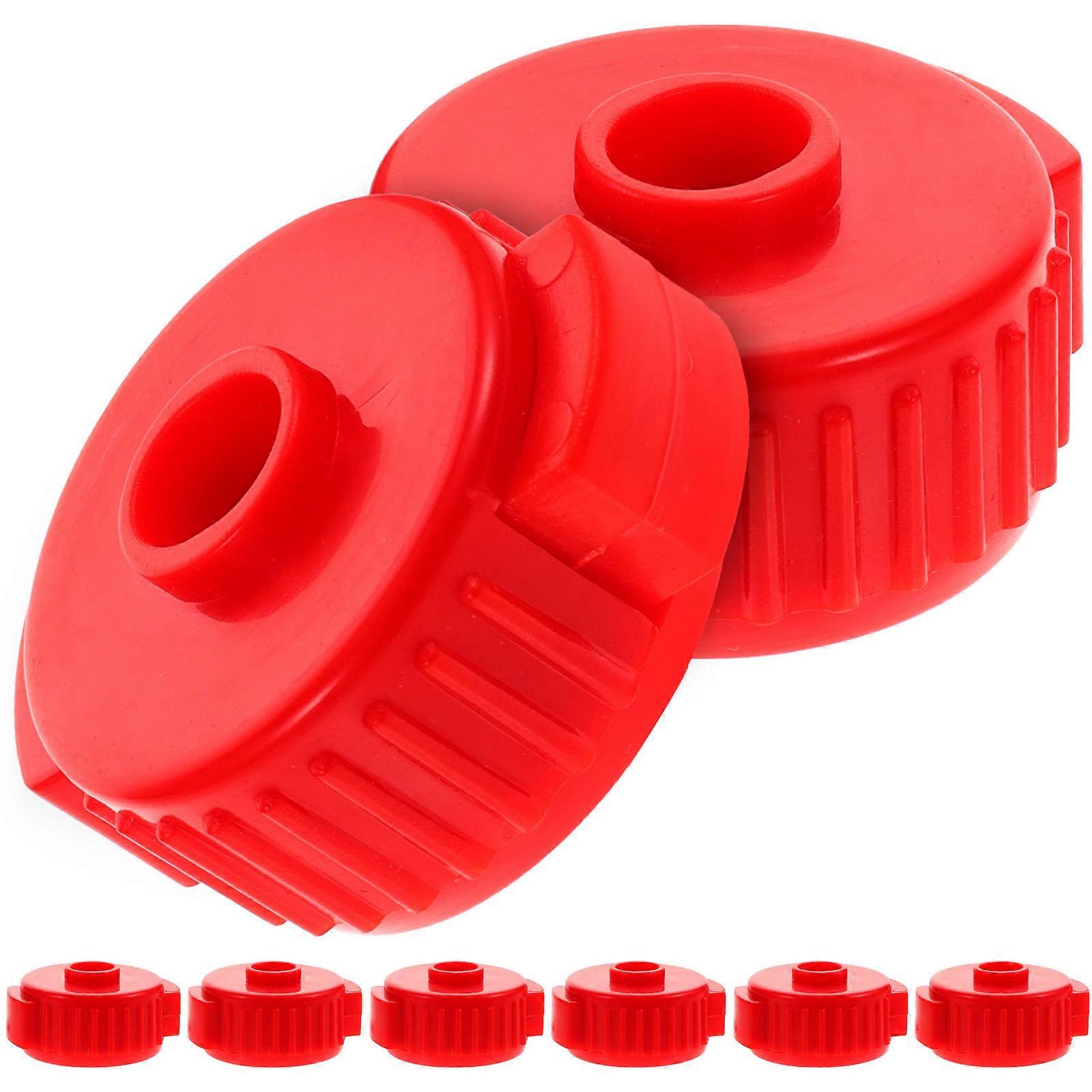 8Pcs Quick Release Cymbal Nuts Reusable Drum Accessories Small Red Easy Installation