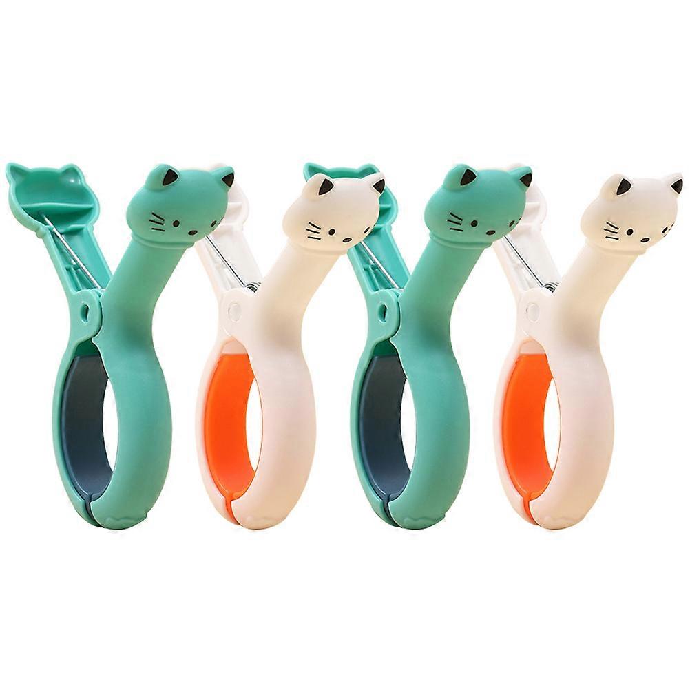Clothespins Windproof Clothes Pins for Home 4Pcs Plastic Clothes Clips