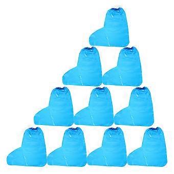 Rainy Day Shoe Covers Thickened Pe Shoe Protectors for Shoes 10Pcs