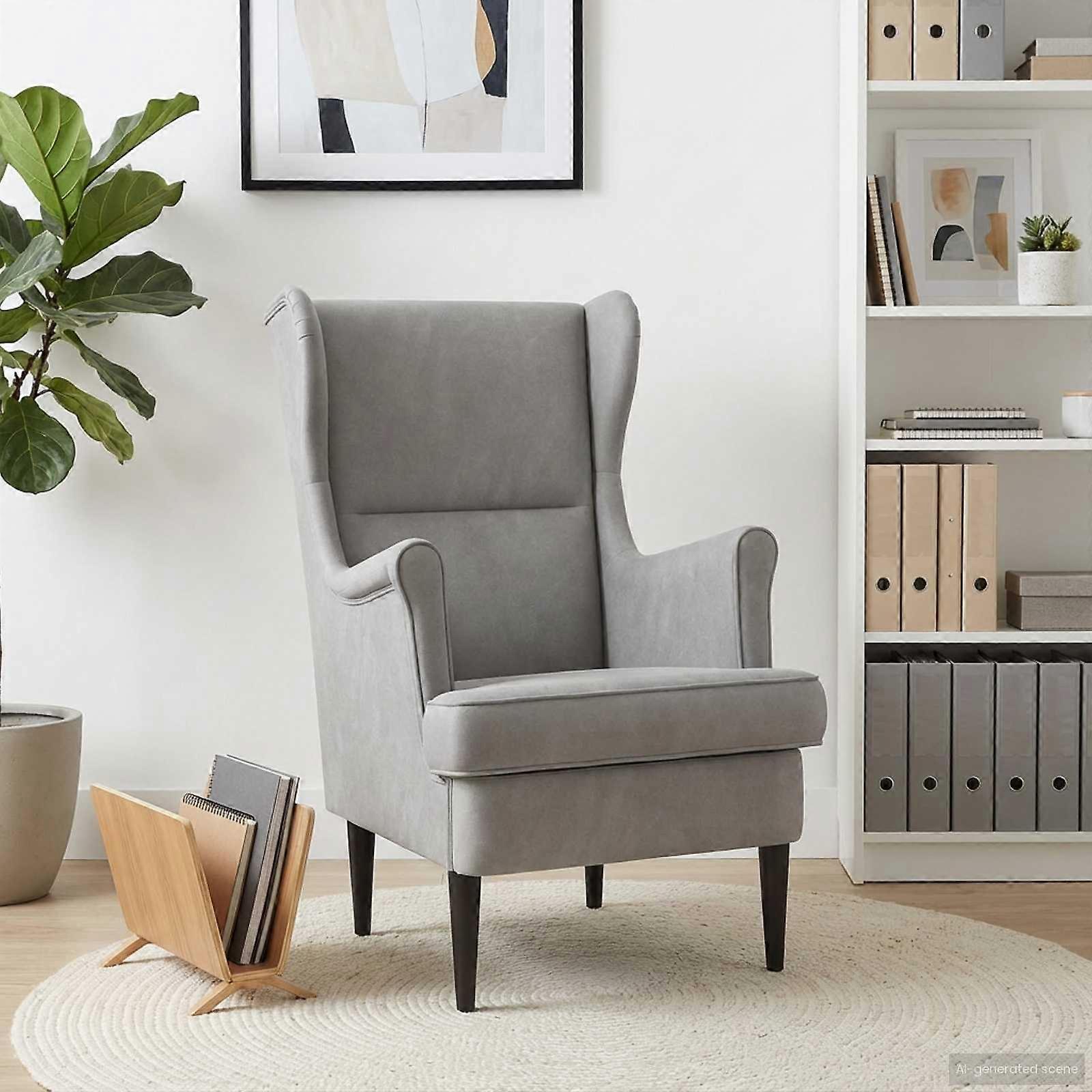 Sessel Hellgrau Samt, SKU: 42029863