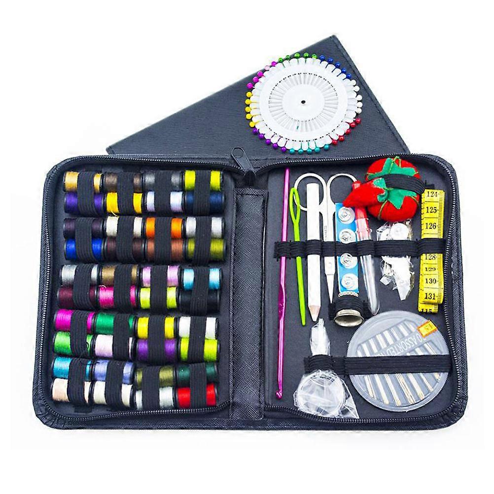Storage Sewing Set for Sewing Work 129Pcs Needle Threader Tools Kit