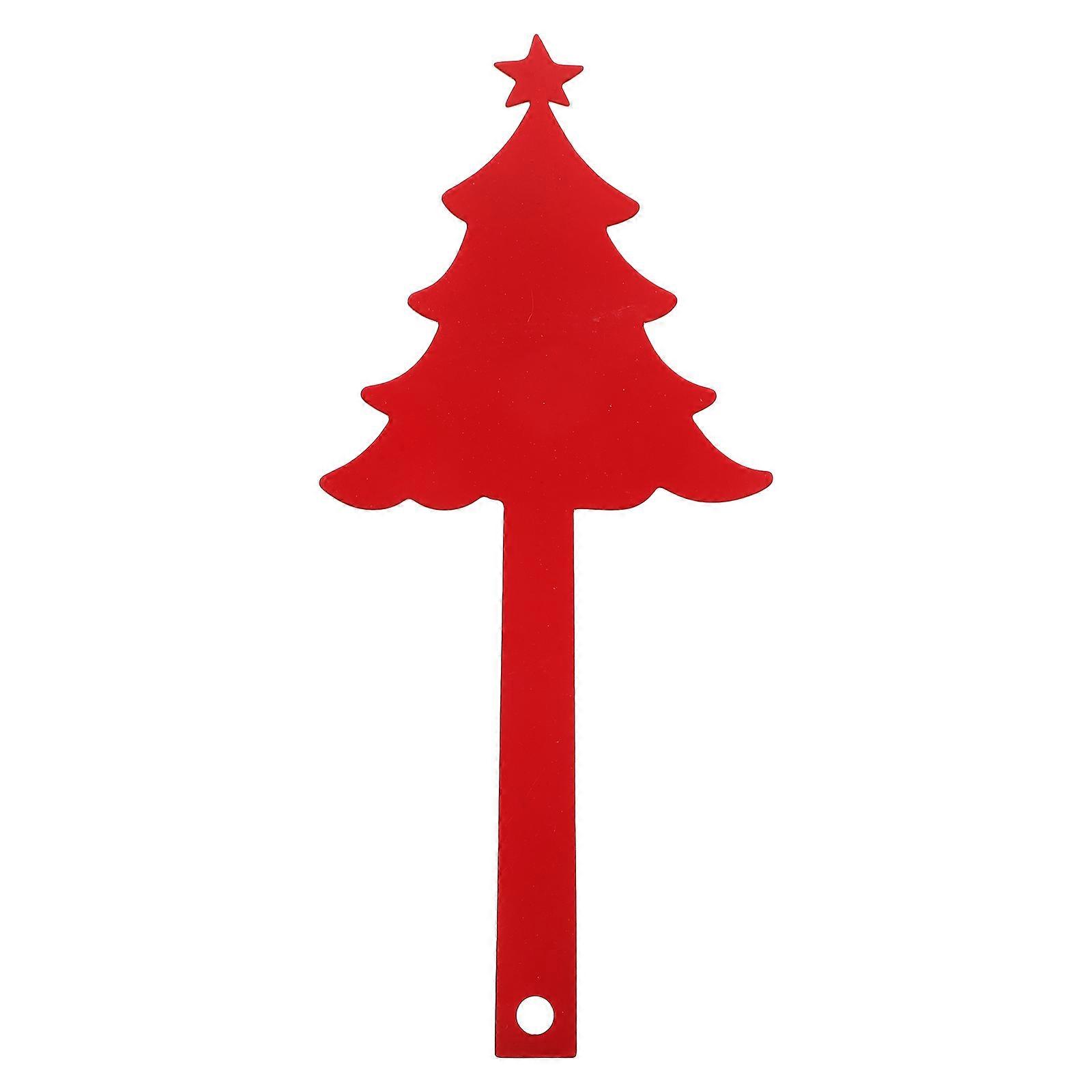 Mailbox Flag Replacement Iron Tree for Decor Red Durable Metal Design