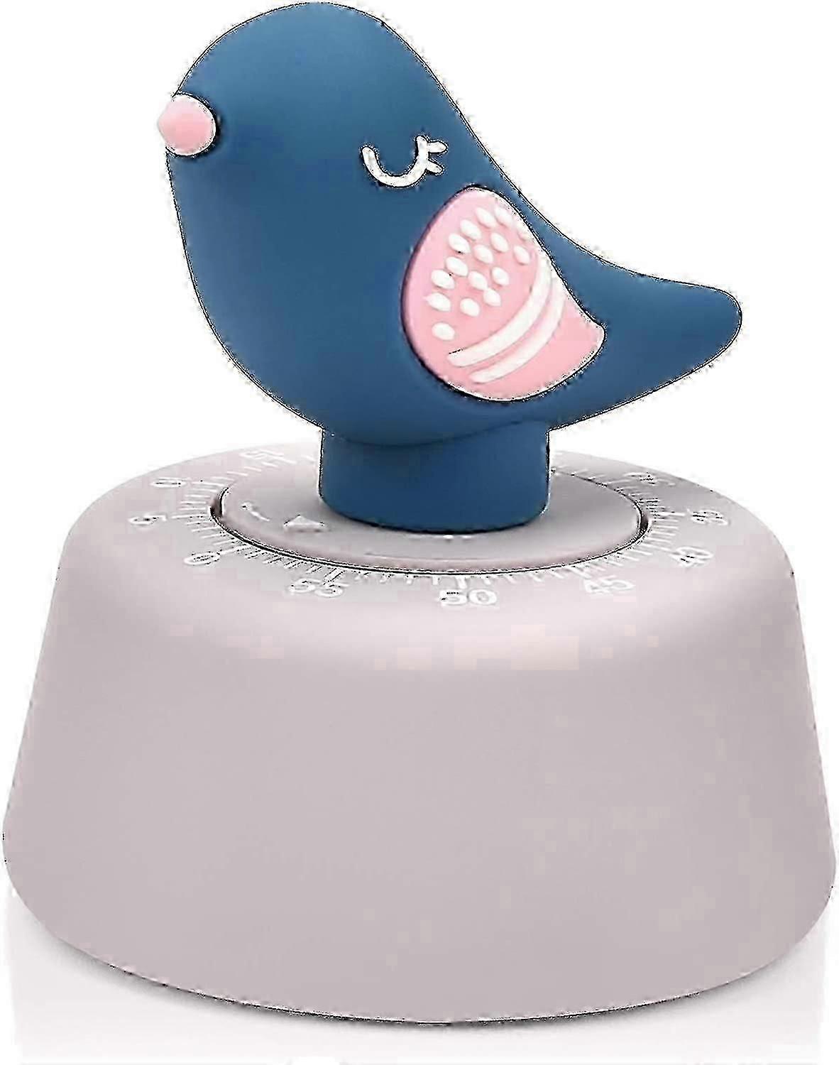Kitchen Timer Mechanical Wind Up 60 Minutes Timer Cute Animals Cooking Timer compatible Kids Manage Time, Baking