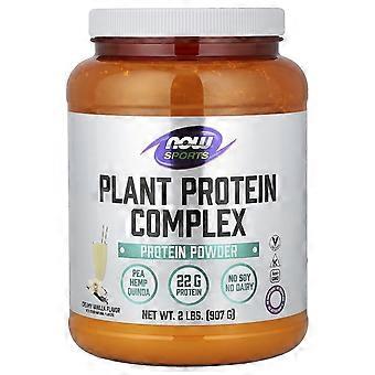 NOW Foods, Sports, Complexe de protéines végétales, Vanille crémeuse, 907 g (2 lb)