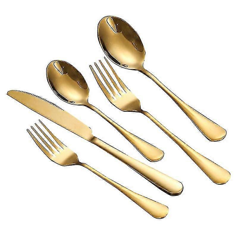 5pcs Kitchen Tableware, Flatware Silverware
