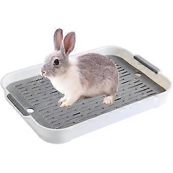 Rabbit Litter Box, Rabbit Litter Tray, Rabbit Toilet Tray | Training Tray with Drainage