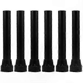6 Pieces Rubber and Stainless Steel Trampoline Legs, Outdoor Trampoline Accessories