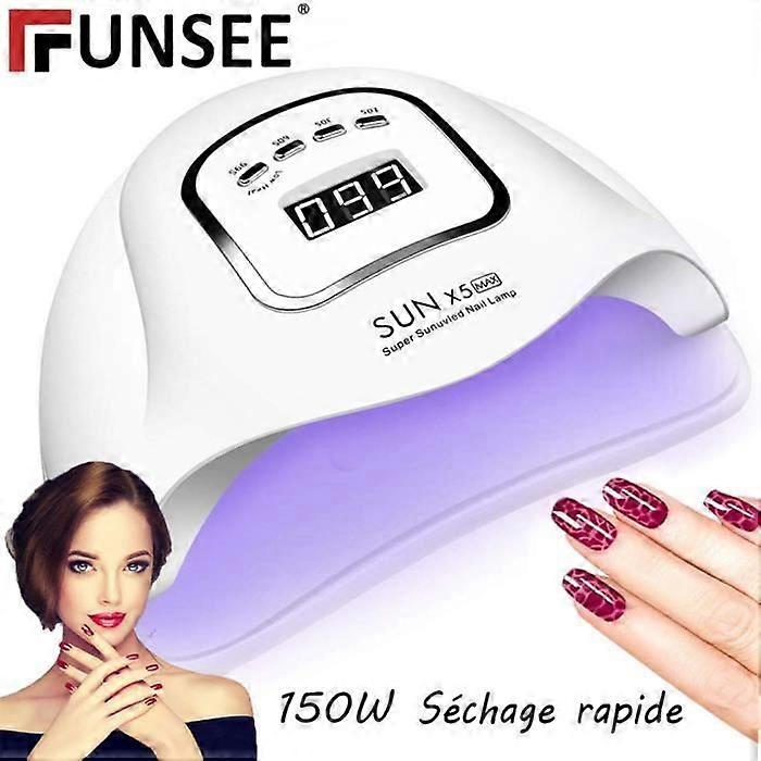 Nail Lamp - FUNSEE - 150W - Fast Drying - 4 Automatic Timers - Mixed