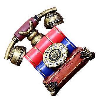 Resin Telephone Plaything Vintage Telephone Model for Kids Use