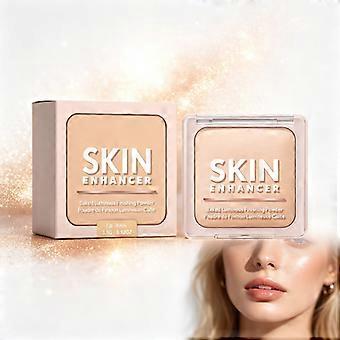 White Rose Extract Baked Finishing Powder, Luminous Skin Enhancer, Buildable Sheer Coverage Face Makeup