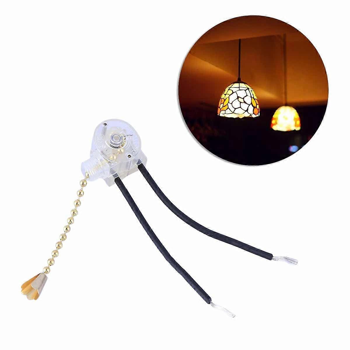 Ceiling Fan Light Lamp Replacement Switch Pull Chain 3 Lighting Accessories (Random Style)