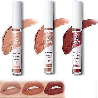 Long Lasting Waterproof Lip Gloss Set with Hydrating Finish and Peptide Lip Tint for Plump Lips