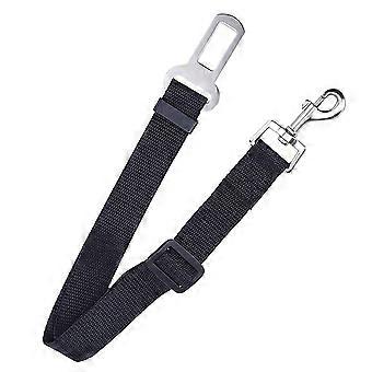 Adjustable Heavy Duty Dog Safety Leash for Car, Compatible with Harness, Black