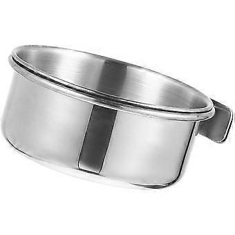 Stainless Steel Bird Food Bowl for Parrot Feeder 3Pcs Feeding Cups