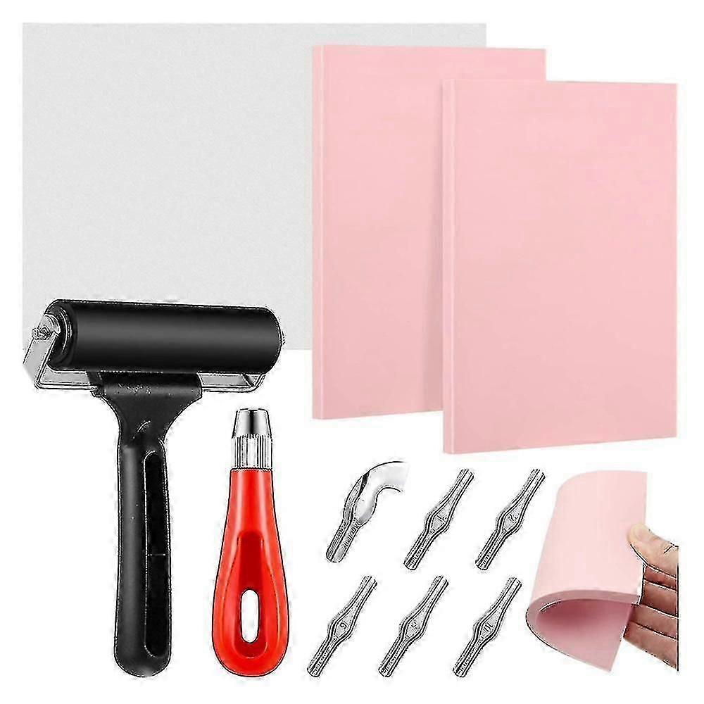 Rubber Stamp Making Kit,block Printing Tool Kit,linoleum Cutter
