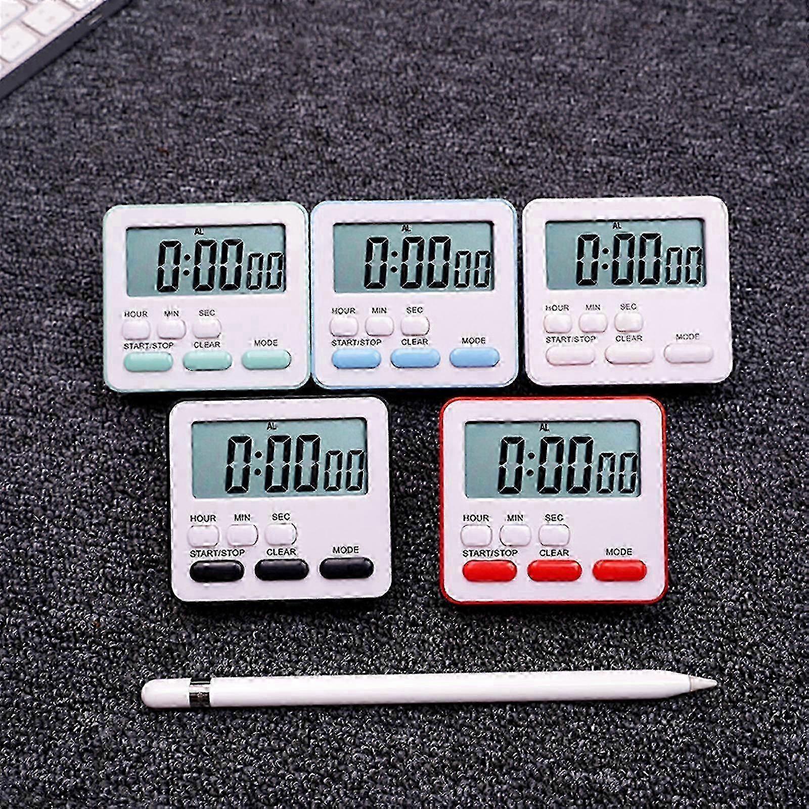 Kitchen Timer Digital Cooking Timer W/ Large Lcd Display Magnetic Backing Stand
