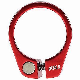 34,9 milímetros liga de alumínio bicicleta assento poste braçadeira mountain bike seatpost acessório (vermelho)