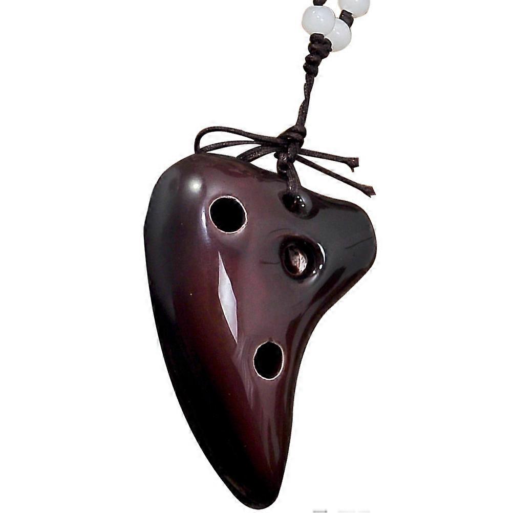 Small Ocarina Ceramic Instrument for Beginner Players 5Pcs Set