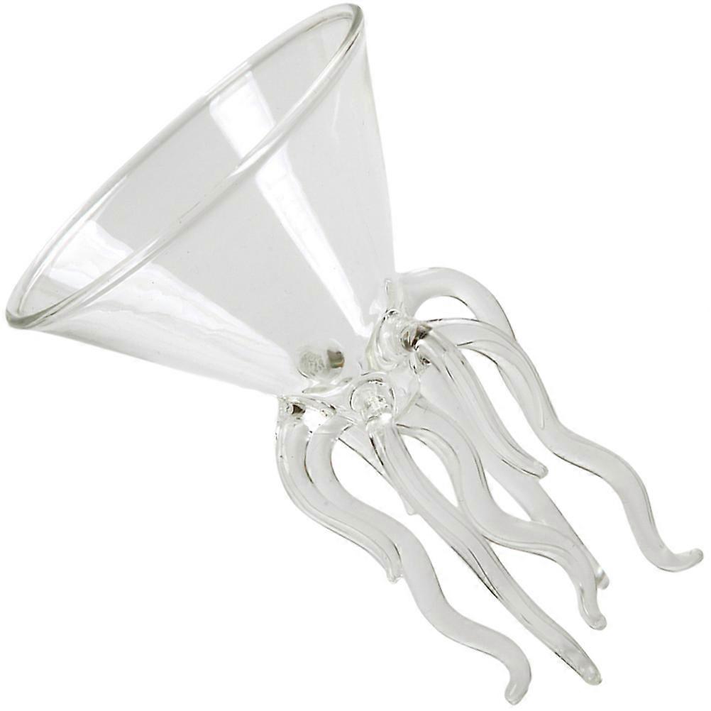 Creative Octopus Shape Glass Wine Cup for Decor and Party