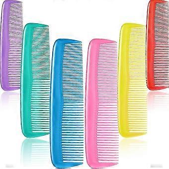 12pcs Colorful Hair Combs Set For Kids Women Men Colorful Plastic Fine Dressing Comb