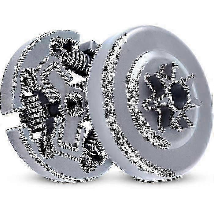 Chainsaw Clutch Drum Assembly, 3/8" 7T, 1 Set