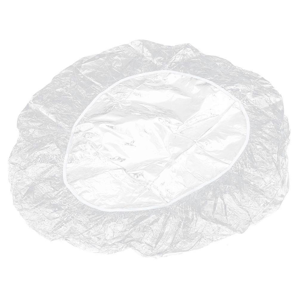 Transparent Round Tablecloth with Elastic for 2Pcs Fitted Table Use