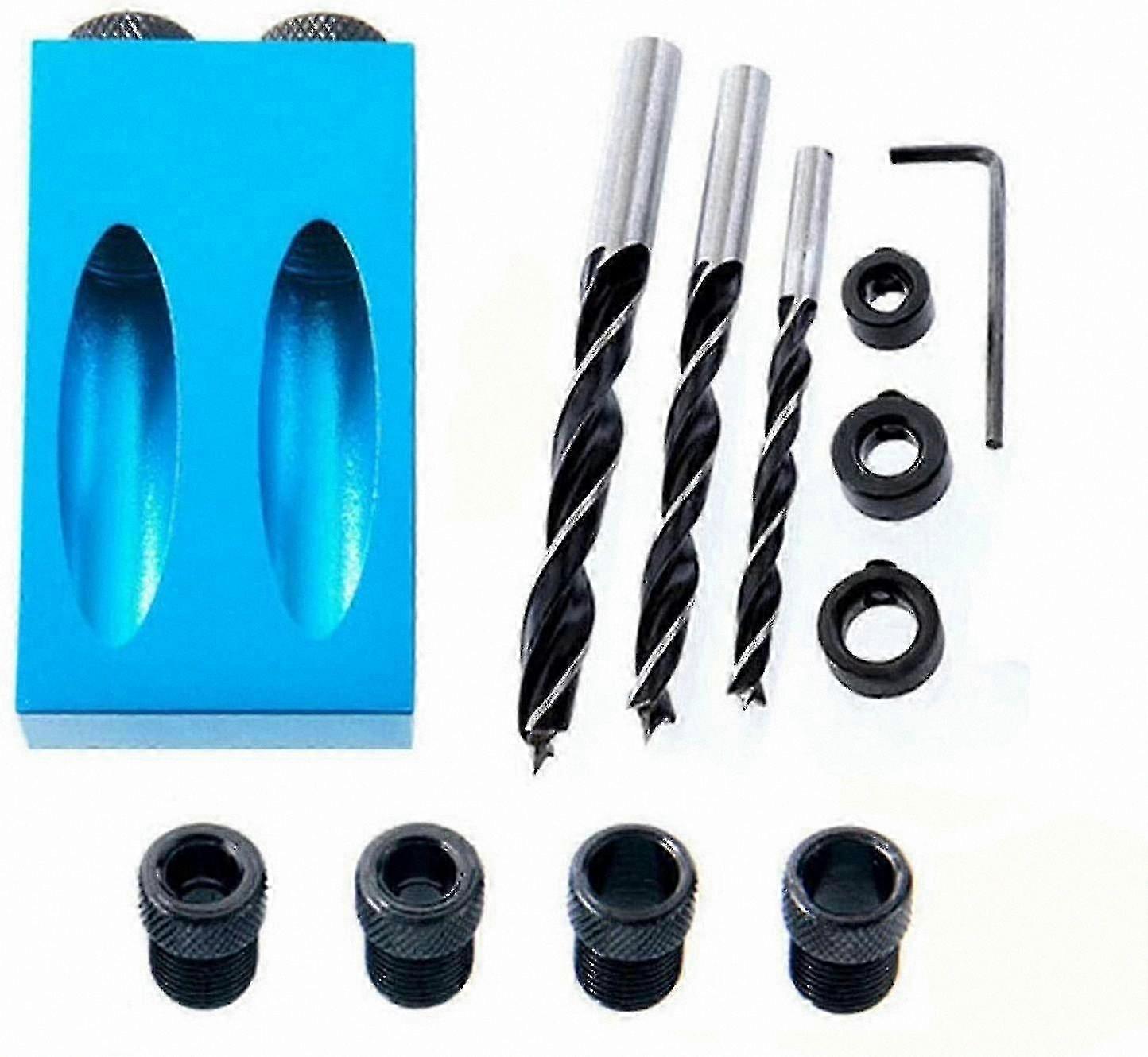 15 Degree Angle Drill Guide for Pocket Hole Joinery Tool Kit