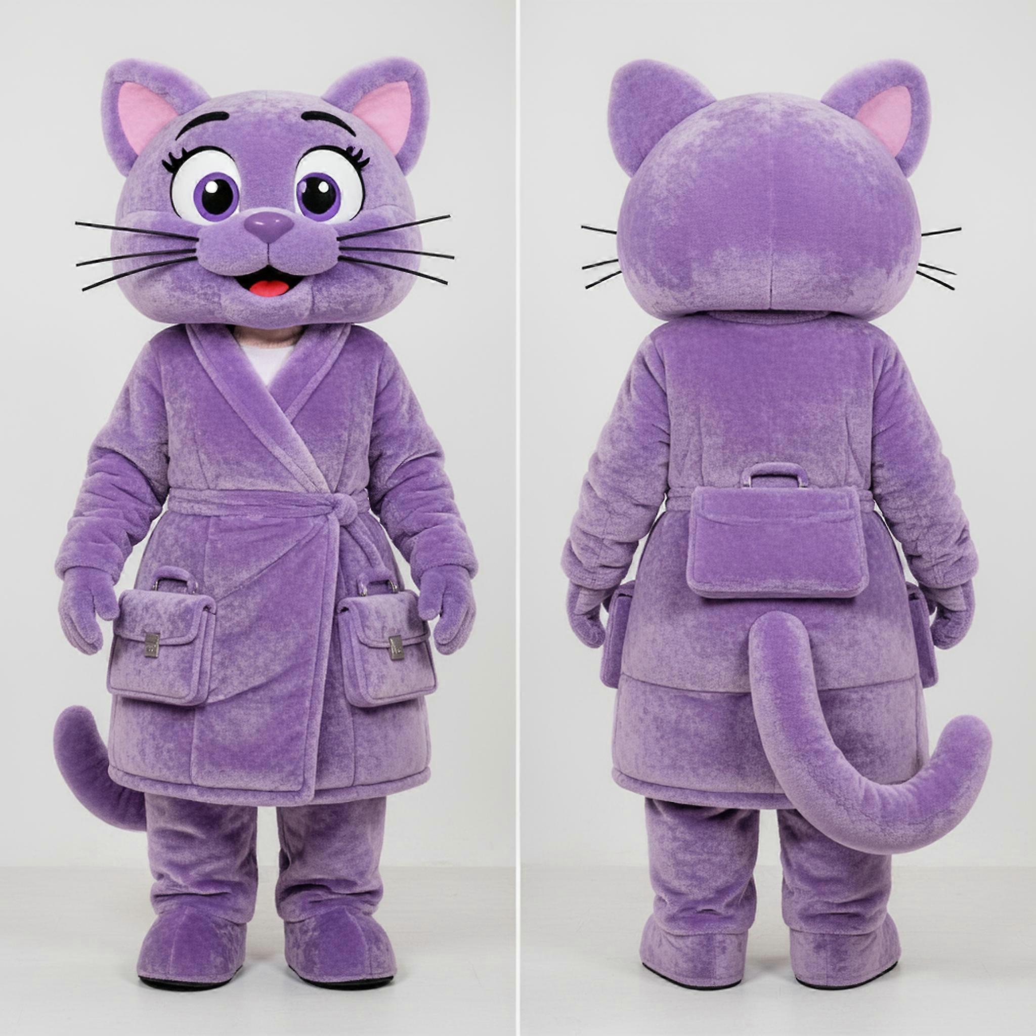 MASTICOT Lavender Velvety Flying Squirrel Mascot