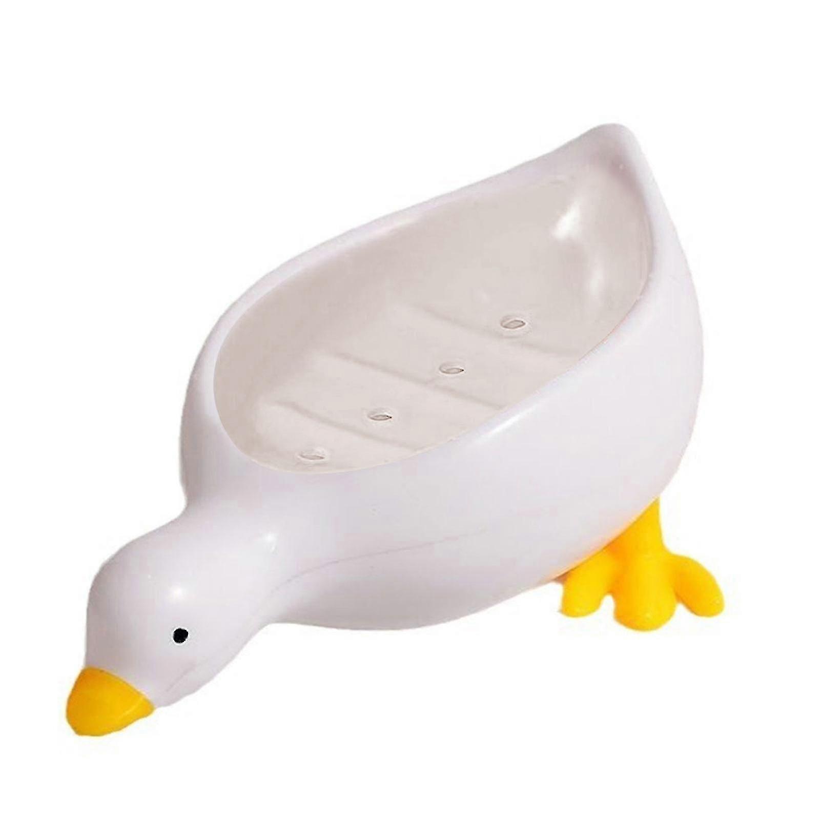 Rounded-Corner Duck Soap Tray