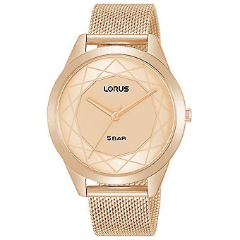 Lorus kvinna klocka för kvinnor Analog kvarts med rostfritt stål armband RG284TX9