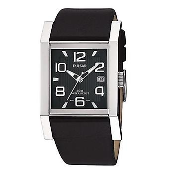 Pulsar casablanca Quartz Analog Man Watch with Cowhide Bracelet PXDA81X