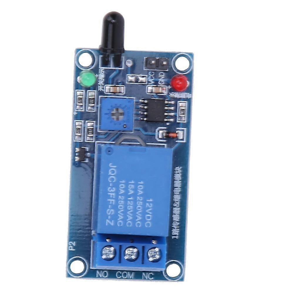 Infrared Fire Detection Sensor Module Flame Sensing Relay Module 12VDC 760 1100nm