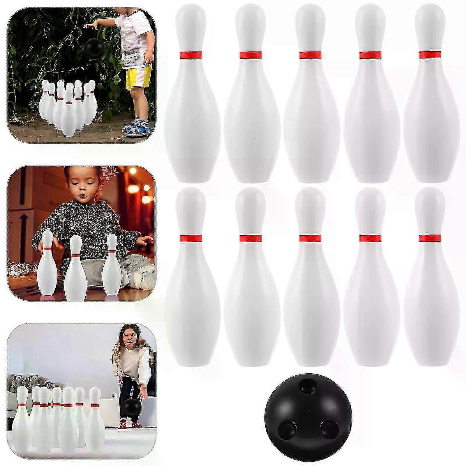 Kids Bowling Toy Set Plastic Educational Parent-Child Interactive Game for Intelligence Development