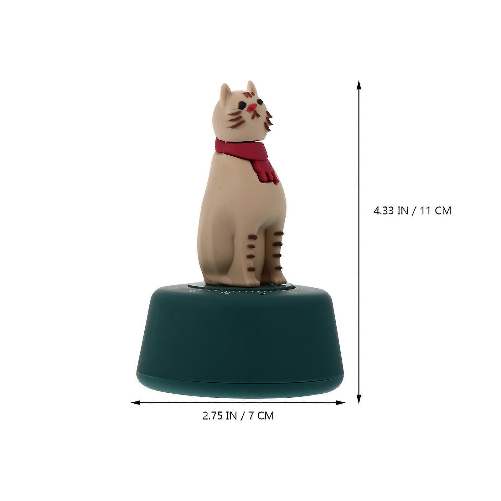 Cooking Timer Cartoon Cat Shape for Kitchen 1Pcs Mechanical Timer