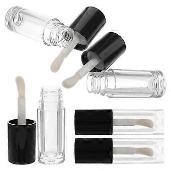 Lip Gloss Tube Empty Containers with Wand for Travel Use 20Pcs Black