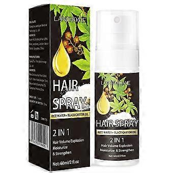 smoothing castor oil hair styling spray 60 ml, a soft light feel, kind to skin-CNB