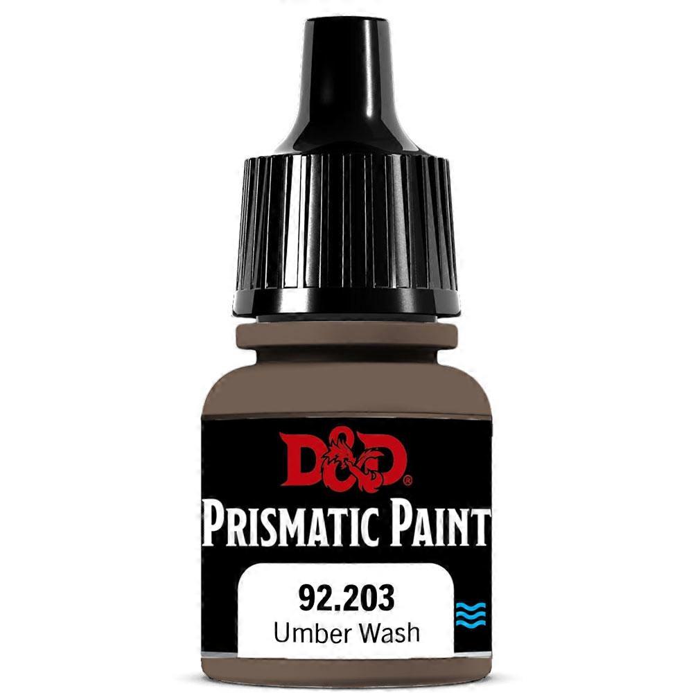 UMBER D&D Prismatic Versatile Pigmented High Quality Durable Wash Paint 8mL