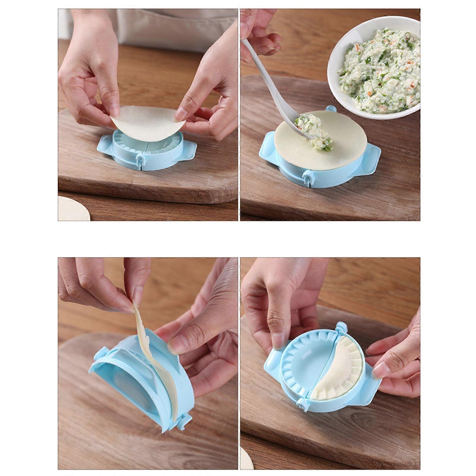 Dumpling Maker Press Automatic Plastic Versatile Dumpling Mold for Wontons Potstickers Kitchen Supplies