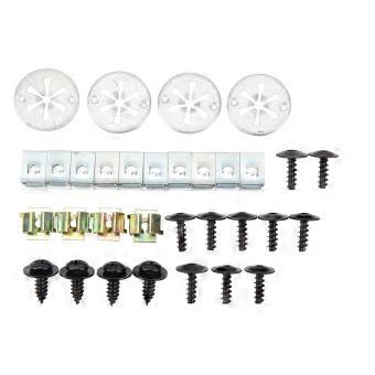 32-delige onderbak Guard Bevestigingsclips Schroevenset Slijtvaste Langdurige N90796501 voor BORA MK4