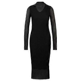 Boss Womens/Ladies Mesh Long-Sleeved Midi Dress