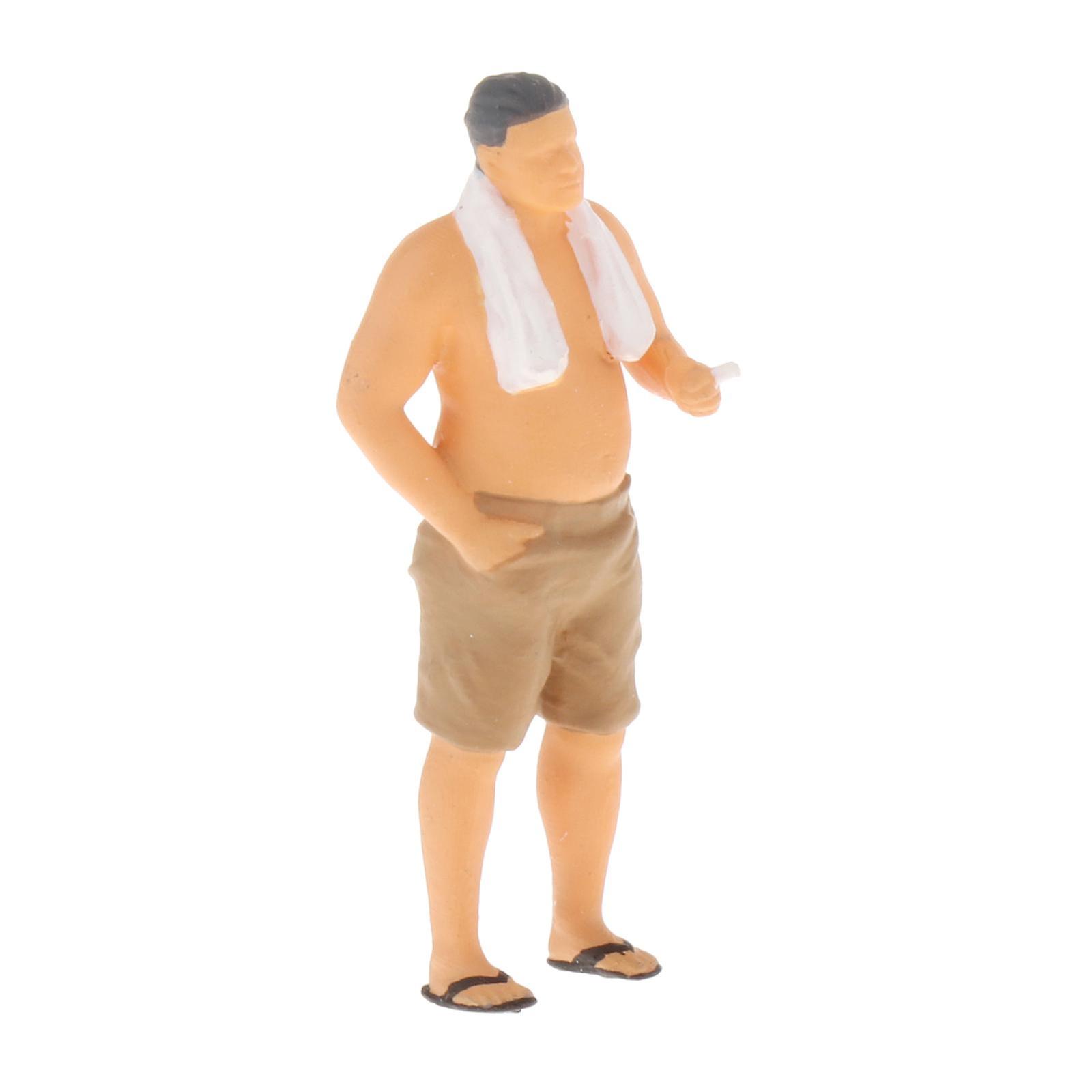 Miniature 1/64 Action Figures Character Doll Model Display  Style 8