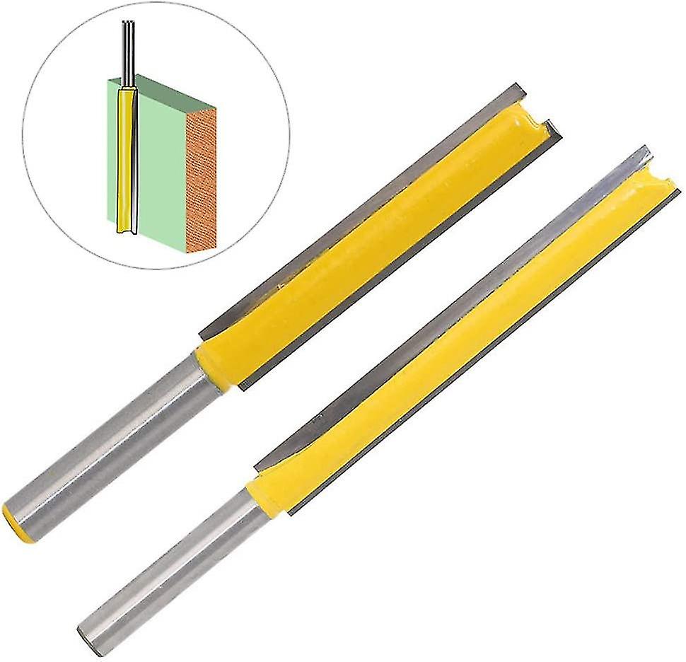 Extra Long Straight Wood Router Flutes - 8mm Router Bit - Woodworking ...